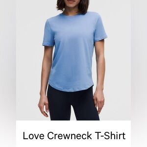 lululemon athletica Blue Short Sleeve Tee